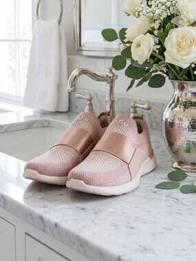 APL Women's TechLoom Bliss Slip-On Sneakers – Rose Dust (Size 7)
